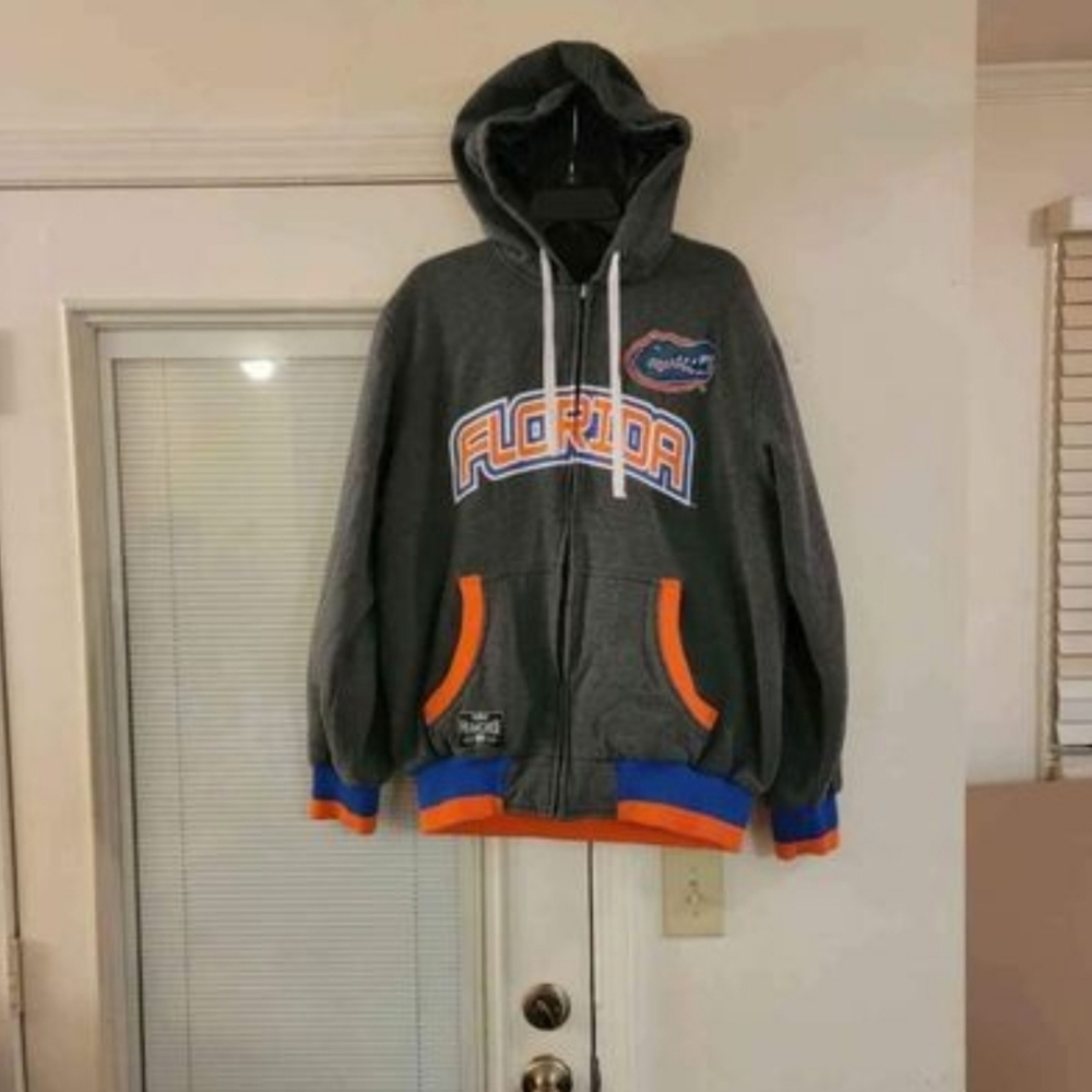 Florida GATORS Franchise Club Reversible Hoodie Jacket Size XL.. Good condition.